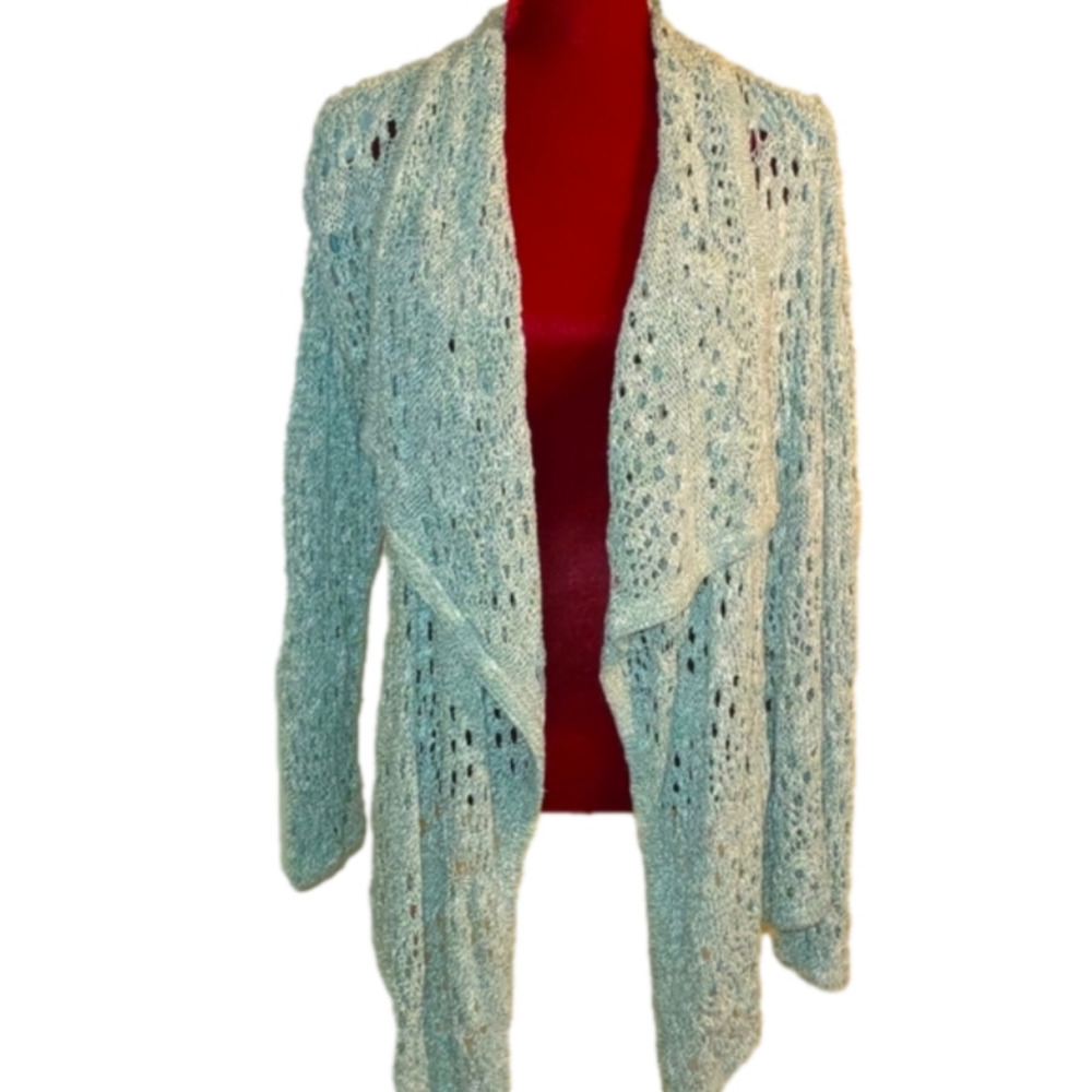 𝅺St John Open Knit Cardigan Size Large